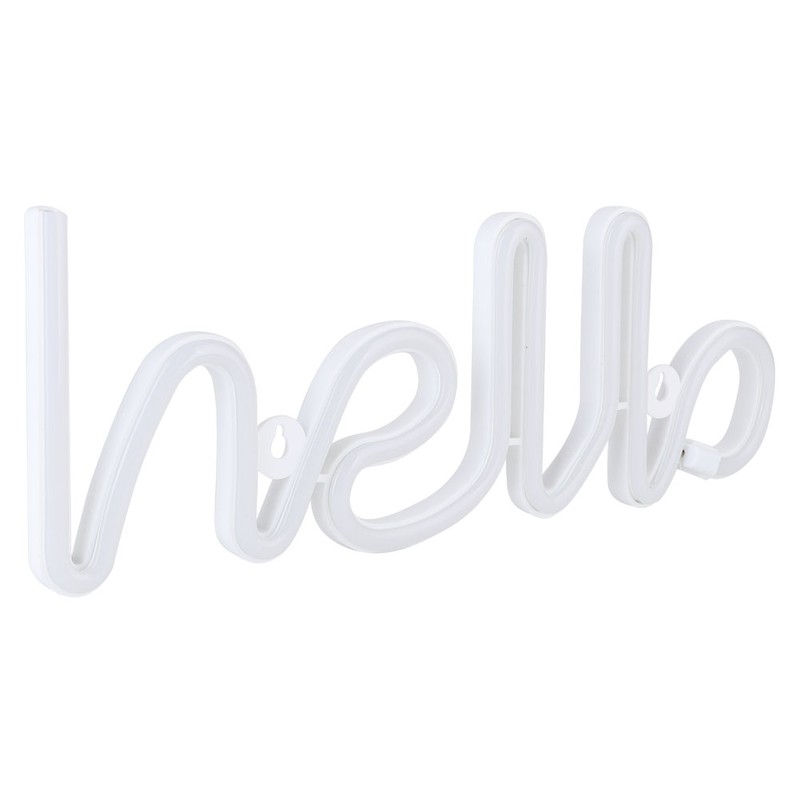 Unique Hello English Letter Shape LED Light Decorative Light for