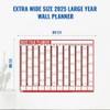 2025 A1 Large Year wall Planners & Personal Organisers, Holidays