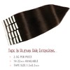 SURNEL Tape in Hair Extensions Human Hair 16 inch Tape