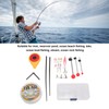 Winter Fishing Set High Strength with Plastic Box Ice Fishing