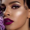 MAKI YIKA - Lápiz labial mate morado oscuro de larga