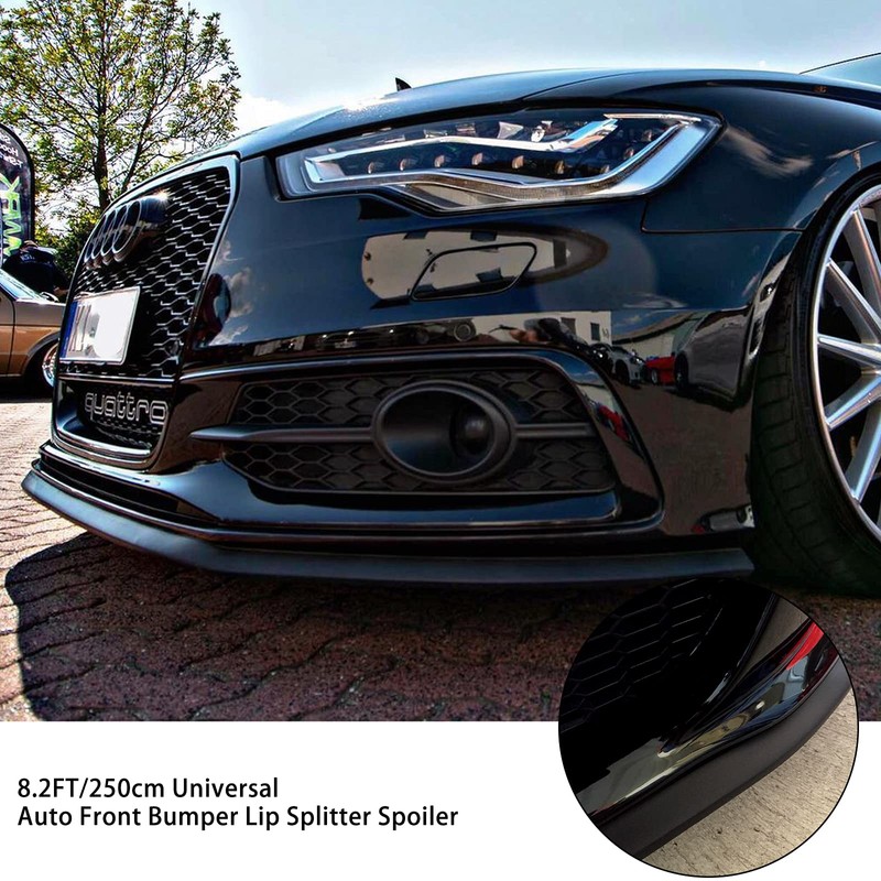Car Spoiler Lip Universal 2.5 m / 8.2 ft Rubber