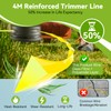 KAITAI String Trimmer Line 095”,Pre-Cut Dual Color 3-Section Fast-Positioning Design,