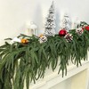 9FT Norfolk Pine Garland, Realistic Artificial Christmas Greenery Decor
