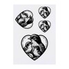 4 x 'Parent & Baby Birds' Temporary Tattoos - Water