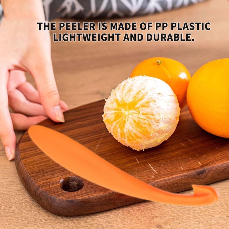 2 Pcs Citrus Peeler Set - Long Handle Fruit Tool