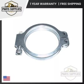 Aftermarket Stainless Steel Wastegate Clamp For Tial 44mm MVR Outlet Dump Tube Side