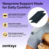 ZENKEYZ Rotator Cuff Shoulder Brace - Gray, S/M, Left &