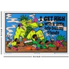 I Get High - Laminated Blacklight Poster - 23.5" x