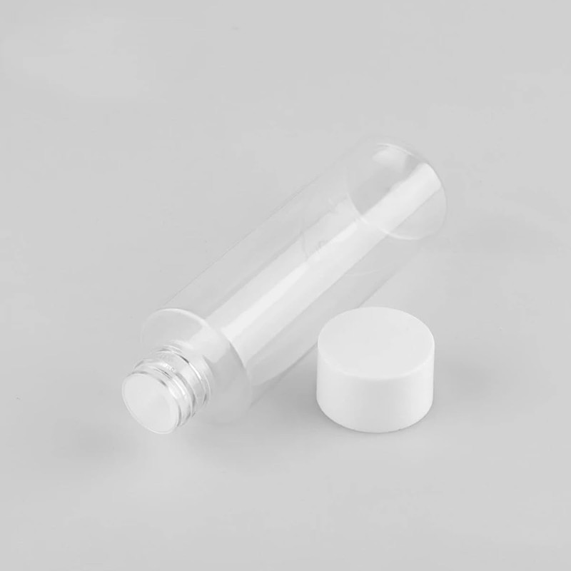 10 PCS 50ml/100ml/150ml Flat Shoulder Plastic Bottles for Toner and