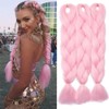 ColorfulPanda 3 Pieces Jumbo Braid Synthetic Hair 24 Inches 100