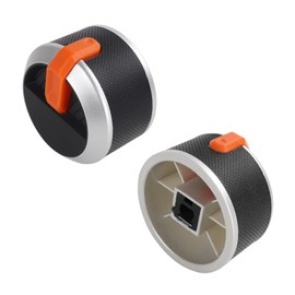 Grill Knobs Replacement for Blackstone 1666 1935 2311 1883 1517 Gas Griddle Knobs, Griddle Knobs for Blackstone 17/22/28/36 inch Griddle Replacement Parts, Blackstone Griddle 2 Burner Knobs, 2-Pack