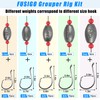 Fishing Egg Ready Rigs Weighted Grouper Rig with Circle Hook