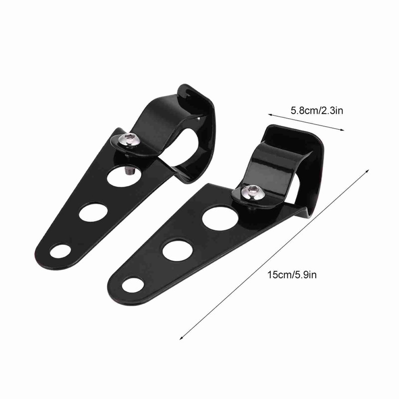 Aramox Headlight Brackets, Pack of 2 Motorcycle Headlight Brackets Fork