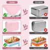 Stainless Steel Lunch Box 850ml Leakproof Sealed Bento Box with