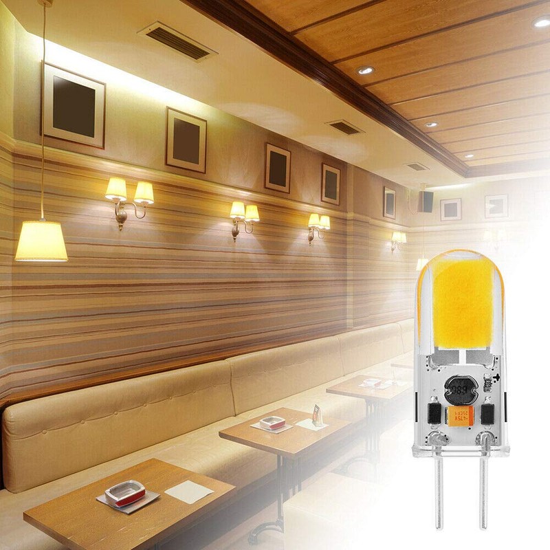 Lxcom Lighting 2W GY6.35 Dimmable LED COB Light Bulb (6