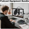 Podcast Equipment Bundle for 2, V8s DJ Mixer Voice Changer