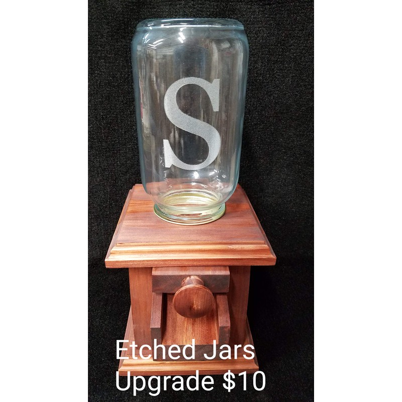 Handcrafted Wood Candy Dispenser - 1 PCS - Great for