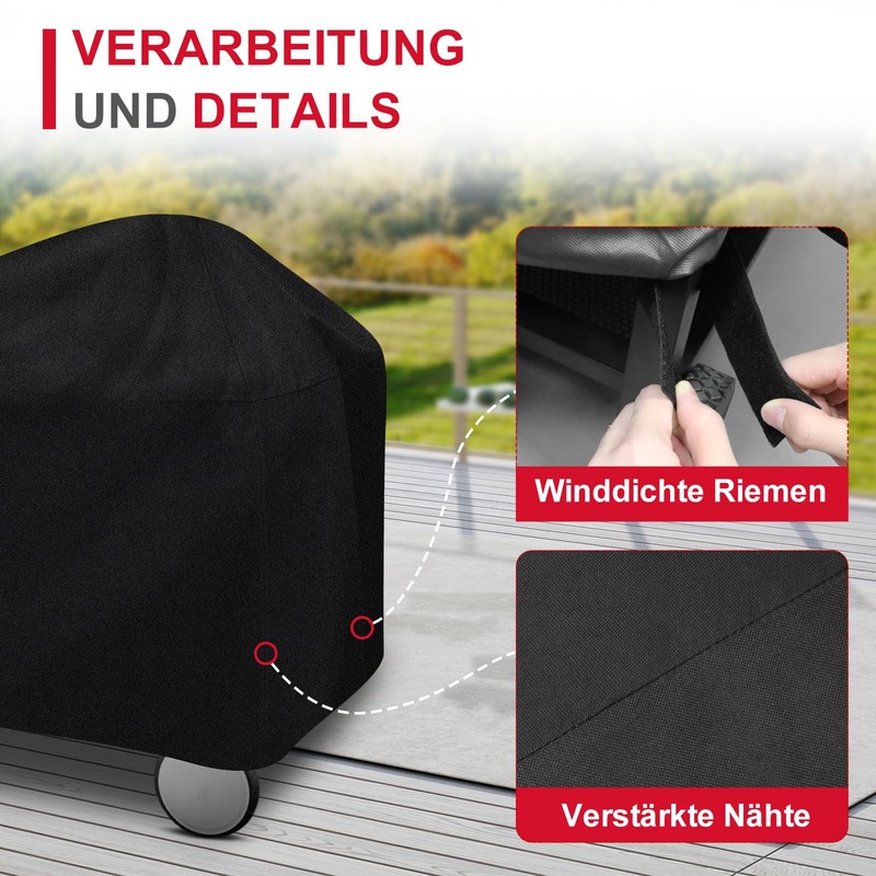 Cover Fits Weber Performer Charcoal Grills, 22" (Compared to Weber