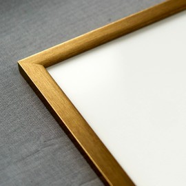 Poster Palooza A3 11.7x16.5 Frame Gold Bronze Wood Picture Frame - UV Acrylic, Foam Board Backing, & Hanging Hardware Included!