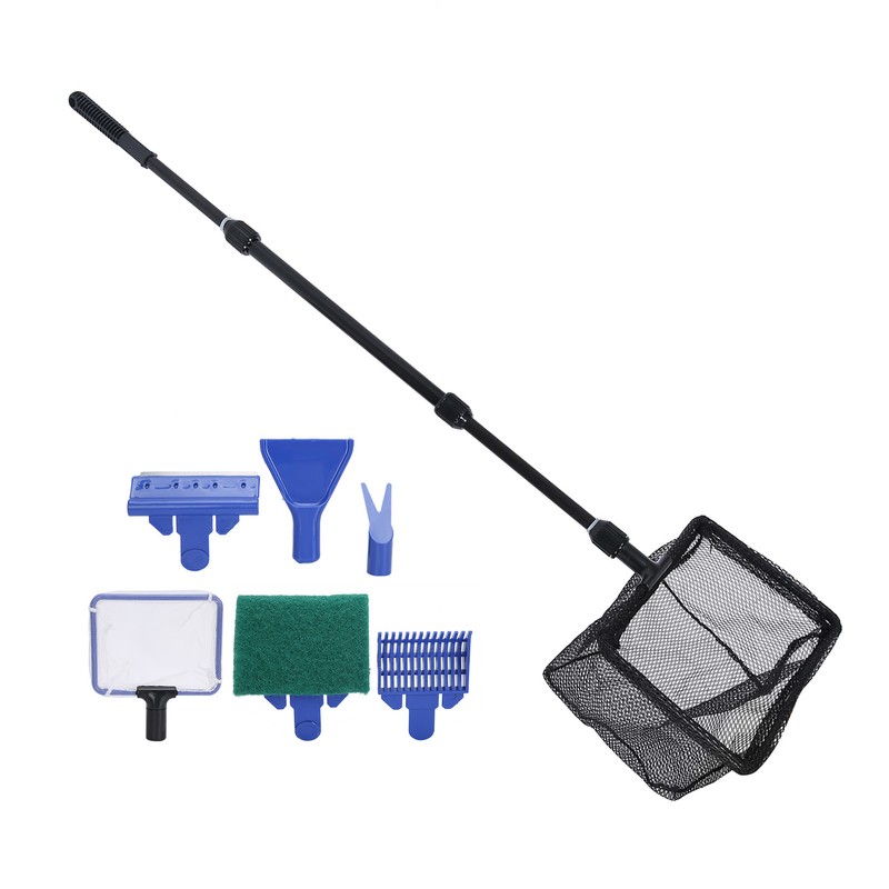 6 in 1 Aquarium Fish Tank Cleaning Tool Kit Net