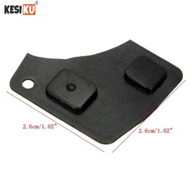 Kesiku Set of 2 Car Key Keypad for Toyota Avensis Aygo Yaris Prado Previa Corolla Cruiser RAV4 Land Echo Tarago Key Shell Toyota Key Keypad with Screwdriver