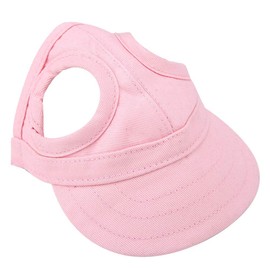 Pet Dog Hat Cat Dog Baseball Cap, Pet Sunbonnet with Ear Holes Adjustable Stripe, Cute Pet Dog Travel Sport Hat for Spring Summer Hiking Sporting, Outdoor Pet Baseball Cap (M)