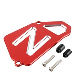 NICECNC Chain Sprocket Protector Aluminum Compatible with Yamaha Raptor 700 YFM700R 2006-2023, Raptor 700R YFM700R 2009-2023, Raptor 700 YFM700 2013-2023 Red