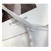 SilRiver Women Silk Padded Bralette Deep V Bra Wire Free