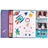 20 Pc Space Playset- Magnetic Puzzle, Doodle Board, Magnetic Pieces