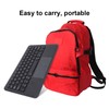 Wireless Keyboard Portable Scissor Key Foot Keyboard with Touchpad for