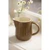 IB Laursen Milk Jug Mynte Hazelnut Brown Ceramic Cream Jug