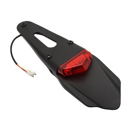 Nicear Motorrad-Rücklicht, Nummernschild/Kotflügellampe für Motorrad, ATV, Dirtbike