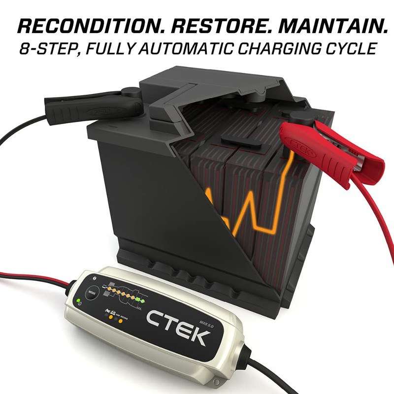 CTEK - 40-206 MXS 5.0 Fully Automatic 4.3 amp Battery