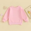 Baby Boy Girl Cute Long Sleeve Crew Neck Letters Heart