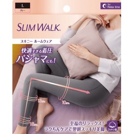 Compression Leggings Slim Walk Skinny Roomwear Gray L Compression Leggings AskDoctors Pajamas Telework