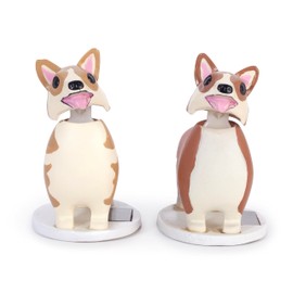 Kikkerland Elroy Solar Corgi Figure