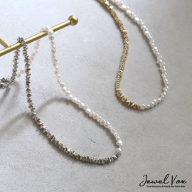 JewelVOX Women's Necklace, Short, Hypoallergenic, Pearl, Asymmetric, Nickel-Free, Simple, Adult