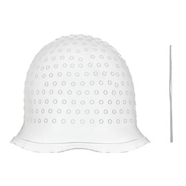 QIKEJI Supervised by an active hairdresser! No Drilling Mesh Cap, Highlight Cap, Pre-Drilled Type, Includes No Failure Guide for Easy Self-Hair Coloring! Comes with a variety of hair color bowls and