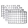 Tebery 4 Pack Black Heavy-Duty Wire Cooking Rack Baking Racks,