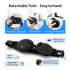 Cordless Heated Eye Mask Rechargeable with 4 Heat Settings &