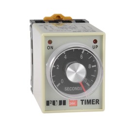 uxcell 24VAC 10S 8 Terminals Range Adjustable Delay Timer Time Relay AH3-3 with Base