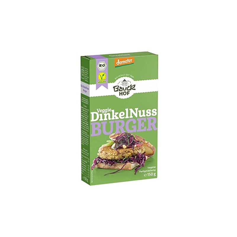 Bauckhof - Spelt Nut Burger Demeter - 150 g -