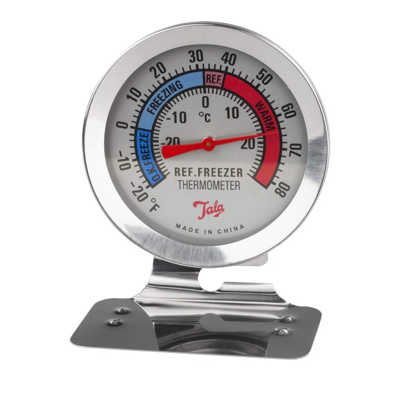 Tala Fridge and Freezer Thermometer with Clear and Easy to