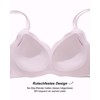 SHARICCA Women's Bra Without Underwire Comfortable Seamless Bra T-Shirts Push