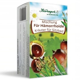 Herbapol w Krakowie SA Kräutermischung bei Hämorrhoiden, für Intimbereich - äußere Anwendung, 100g