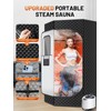 RELEXNOW Portable Steam Sauna for Home, Portable Sauna Box Full