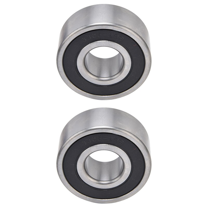 2Pcs Double Row Ball Bearing High Speed Operation Excellent Manufacture