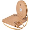 Vitalizart 3/8" x 100Yd Gold Satin Ribbon, Double-Sided Ribbons for