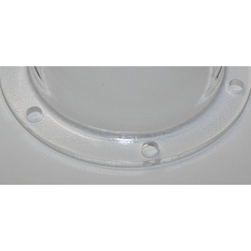 SUPREMETECH Acrylic Dome/Plastic Hemisphere - Clear - 1.5" Diameter, 1/4"